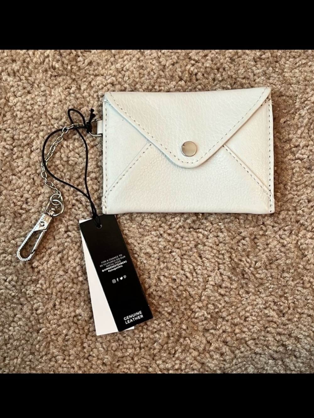 NWT Aimee Kestenberg Ashley Leather Pouch Card Case
